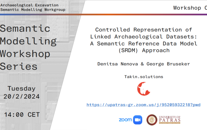 Semantic Modelling Workshop flyer
