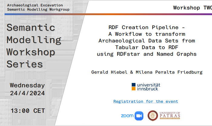 Semantic Modelling Workshop 2 Flyer