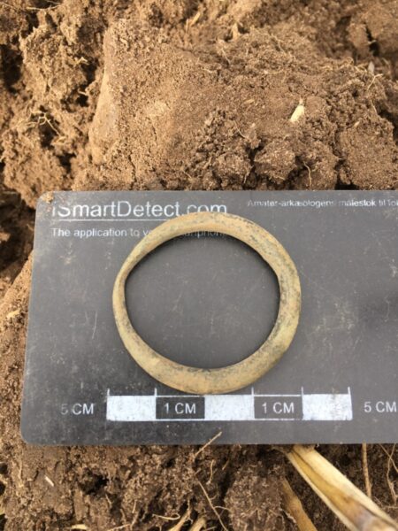 Bronze age circular brooch