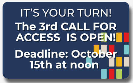 E-RIHS 3rd Call for Access