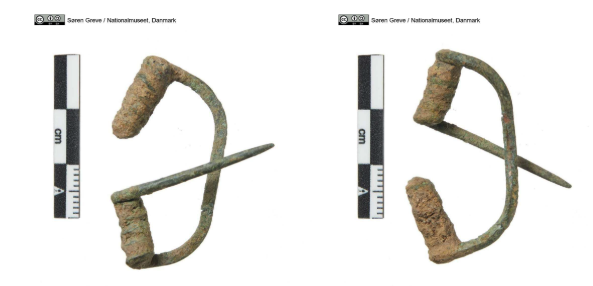 Iron age fibula from Denmark